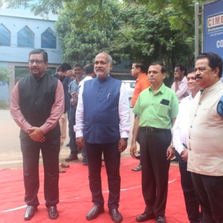 Hon'ble Minister, Skill Development and Technical Education. Sri Sampad Chandra Swain at CIME, Bhubaneswar