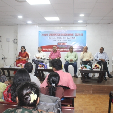 Orientation Day 2 – MBA-MCA Orientation Programme 2025–27, 25.8.2025