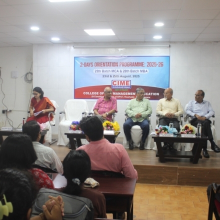 Orientation Day 2 – MBA-MCA Orientation Programme 2025–27, 25.8.2025