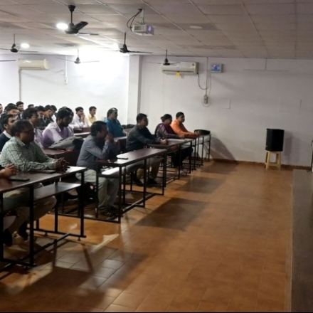 Mr. Aswini Rout, Tech Lead, IBM, Bhubaneswar (Alumni-2017) addressed the students on the topic “Learning & Development Process in IT Industry” under Endowment Lecture Series on 15th November 2025.