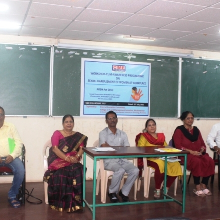 Sensitization Workshop on POSH Act 2013 Dt. 29.07.2025